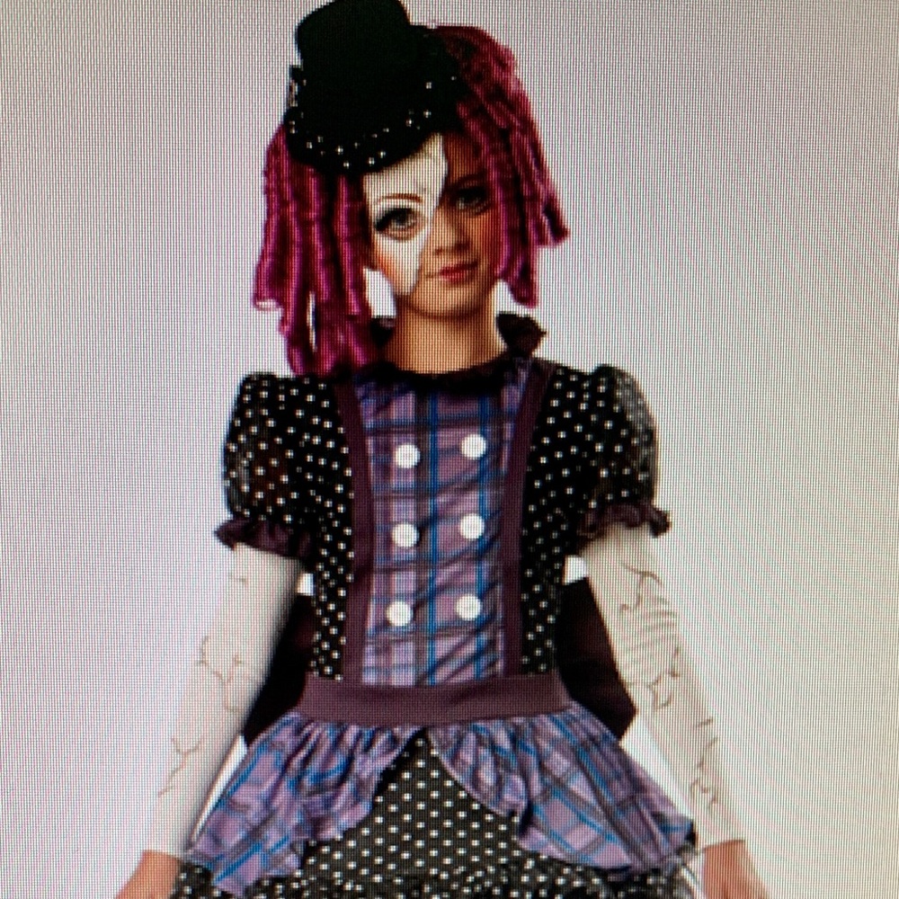 Halloween Broken Doll costume